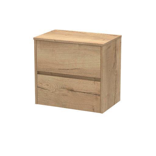 600mm Wall Hung 2 Drawer Unit & Worktop Hudson Reed