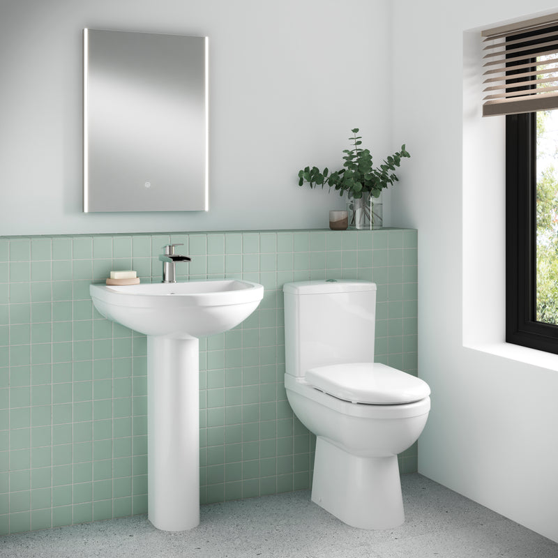 550mm 1TH Basin & Pedestal