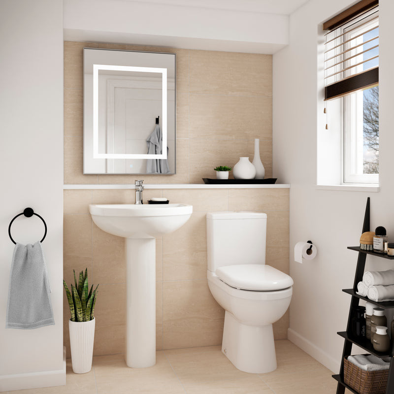 550mm 1TH Basin & Pedestal