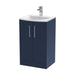 500mm Floor Standing 2 Door Vanity & Basin 4 Hudson Reed