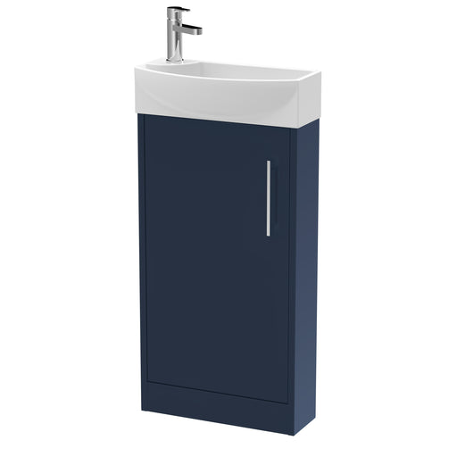 440mm Floor Standing 1 Door Unit & 1TH Basin RH Hudson Reed
