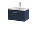 600mm Wall Hung Single Drawer Vanity & Basin 1 Hudson Reed
