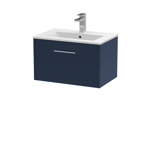 600mm Wall Hung Single Drawer Vanity & Basin 2 Hudson Reed
