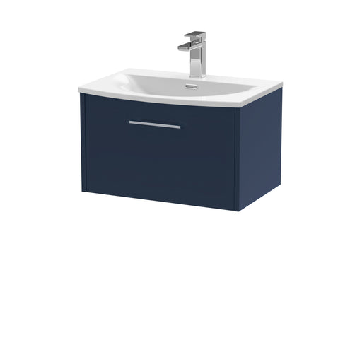 600mm Wall Hung Single Drawer Vanity & Basin 4 Hudson Reed