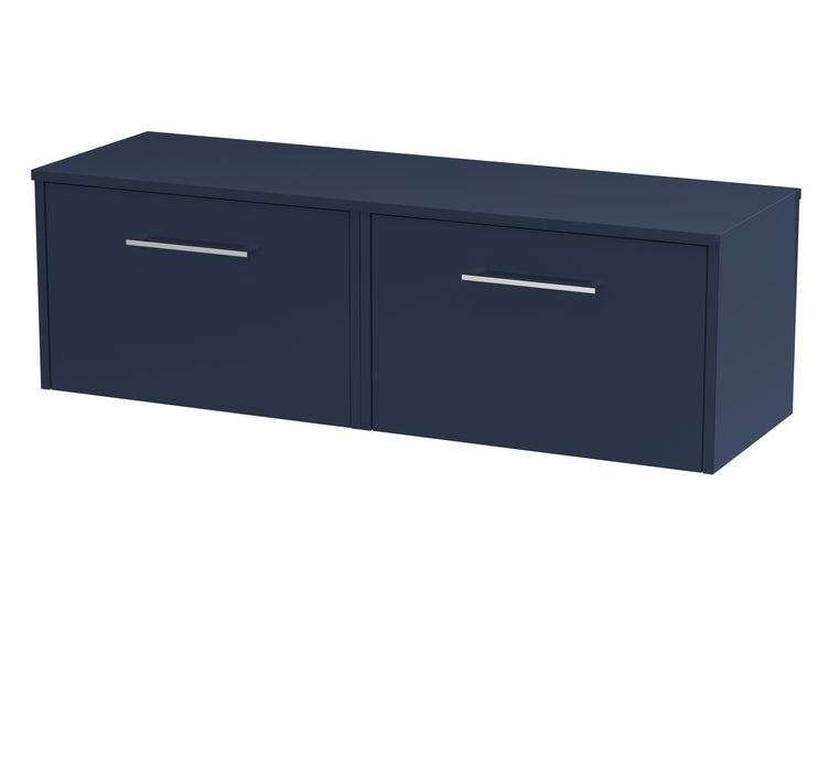 1200mm Wall Hung 2 Drawer Vanity & Worktop Hudson Reed
