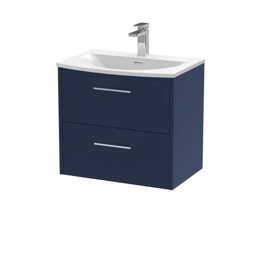 600mm Wall Hung 2 Drawer Vanity & Basin 4 Hudson Reed