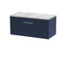 800mm Wall Hung Single Drawer Vanity & Laminate Top Hudson Reed