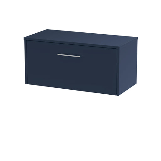 800mm Wall Hung Single Drawer Vanity & Worktop Hudson Reed