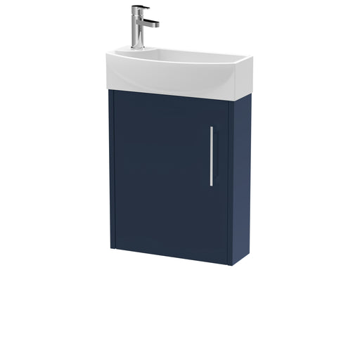 440mm Wall Hung 1 Door Unit & 1TH Basin RH Hudson Reed