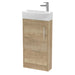 440mm Floor Standing 1 Door Unit & 1TH Basin LH Hudson Reed