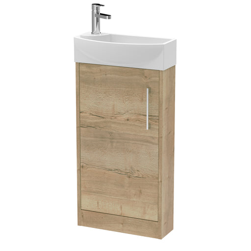 440mm Floor Standing 1 Door Unit & 1TH Basin RH Hudson Reed