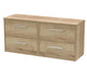 1200mm Wall Hung 4 Drawer Vanity & Worktop Hudson Reed
