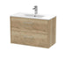 800mm Wall Hung 2 Drawer Vanity & Basin 2 Hudson Reed