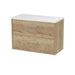 800mm Wall Hung 2 Drawer Vanity & Laminate Top Hudson Reed