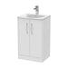 500mm Floor Standing 2 Door Vanity & Basin 4 Hudson Reed
