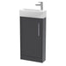 440mm Floor Standing 1 Door Unit & 1TH Basin LH Hudson Reed