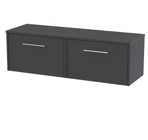 1200mm Wall Hung 2 Drawer Vanity & Worktop Hudson Reed