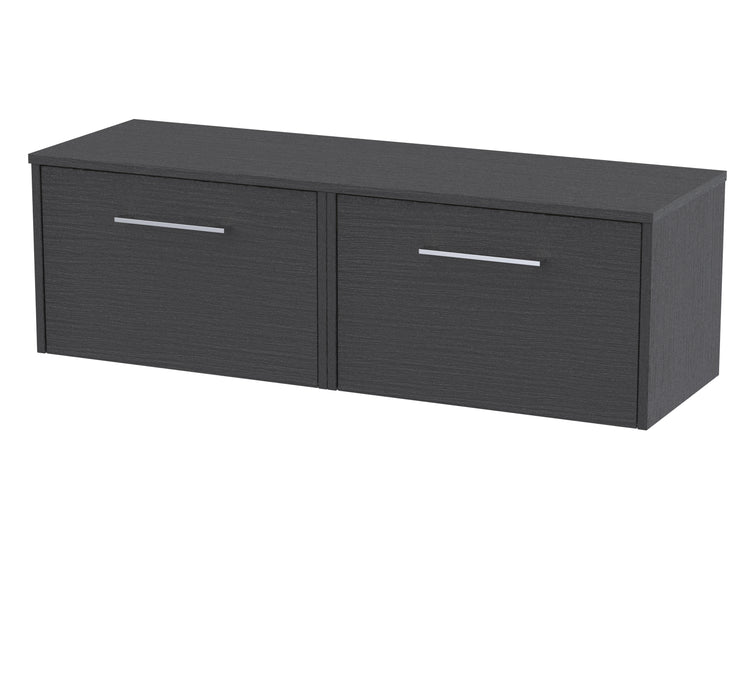 1200mm Wall Hung 2 Drawer Vanity & Worktop Hudson Reed