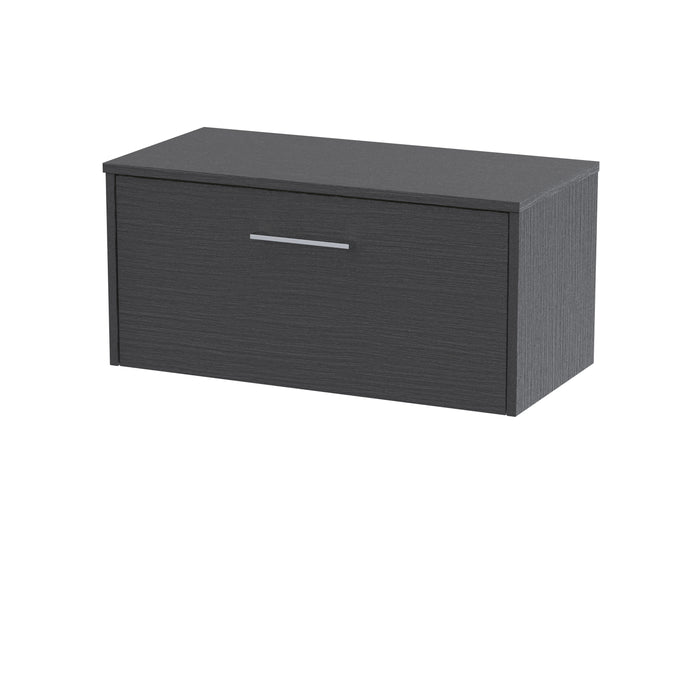 800mm Wall Hung Single Drawer Vanity & Worktop Hudson Reed