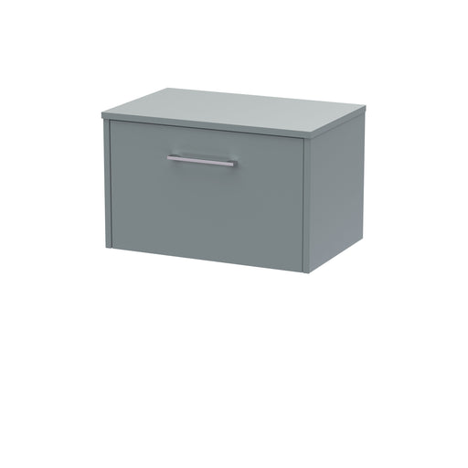 600mm Wall Hung Single Drawer Vanity & Worktop Hudson Reed