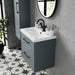 600mm Wall Hung 2 Drawer Vanity & Basin 1 Hudson Reed