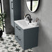 600mm Wall Hung 2 Drawer Vanity & Basin 2 Hudson Reed