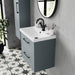 600mm Wall Hung 2 Drawer Vanity & Basin 3 Hudson Reed