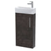 440mm Floor Standing 1 Door Unit & 1TH Basin LH Hudson Reed