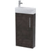 440mm Floor Standing 1 Door Unit & 1TH Basin RH Hudson Reed