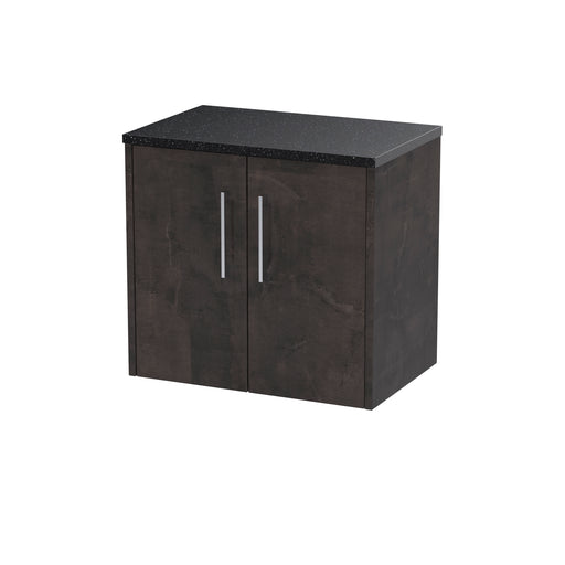 600mm Wall Hung 2 Door Vanity & Worktop Hudson Reed