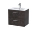 600mm Wall Hung 2 Drawer Vanity & Basin 2 Hudson Reed