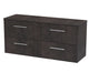 1200mm Wall Hung 4 Drawer Vanity & Worktop Hudson Reed