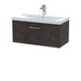 800mm Wall Hung 1 Drawer Vanity & Basin 3 Hudson Reed