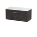 800mm Wall Hung 1 Drawer Vanity & Worktop Hudson Reed