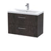 800mm Wall Hung 2 Drawer Vanity & Basin 1 Hudson Reed