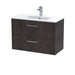 800mm Wall Hung 2 Drawer Vanity & Basin 2 Hudson Reed