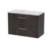 800mm Wall Hung 2 Drawer Vanity & Worktop Hudson Reed