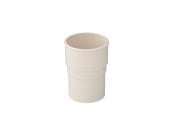 White Round 68mm Pipe Socket