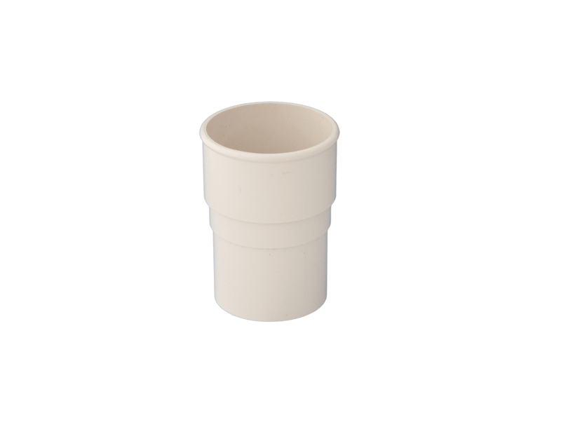 White Round 68mm Pipe Socket