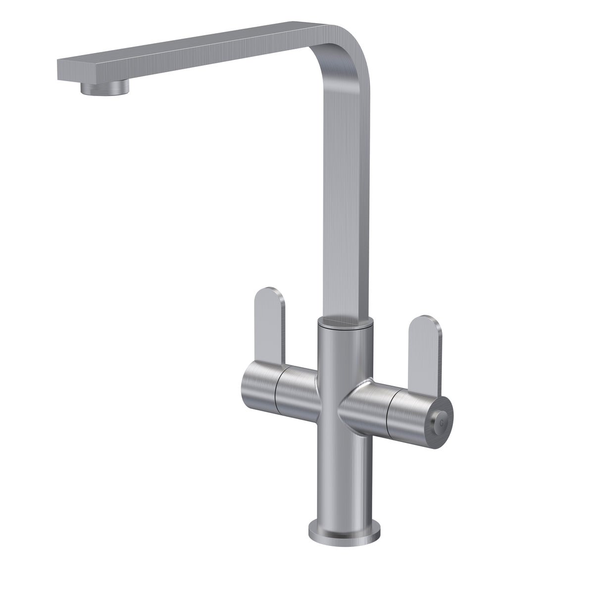 Churni Mono Dual Lever Brushed Nickel — Trade Superstore Online