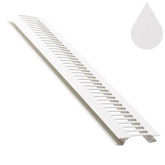 10mm White Soffit Ventilation Strip