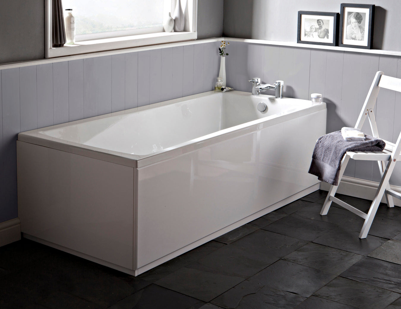 Eternalite Square Single Ended Bath 1800 x 800mm
