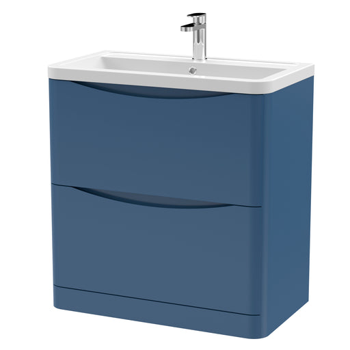 800mm Floor Standing 2 Drawer Vanity & Ceramic Basin