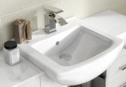 650mm Floor Standing Cabinet & Square Basin