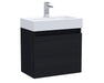 Slimline 500mm Single Door Wall Hung Vanity and Basin