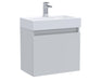 Slimline 500mm Single Door Wall Hung Vanity and Basin