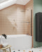 Curved B-Bath Screen with Rail