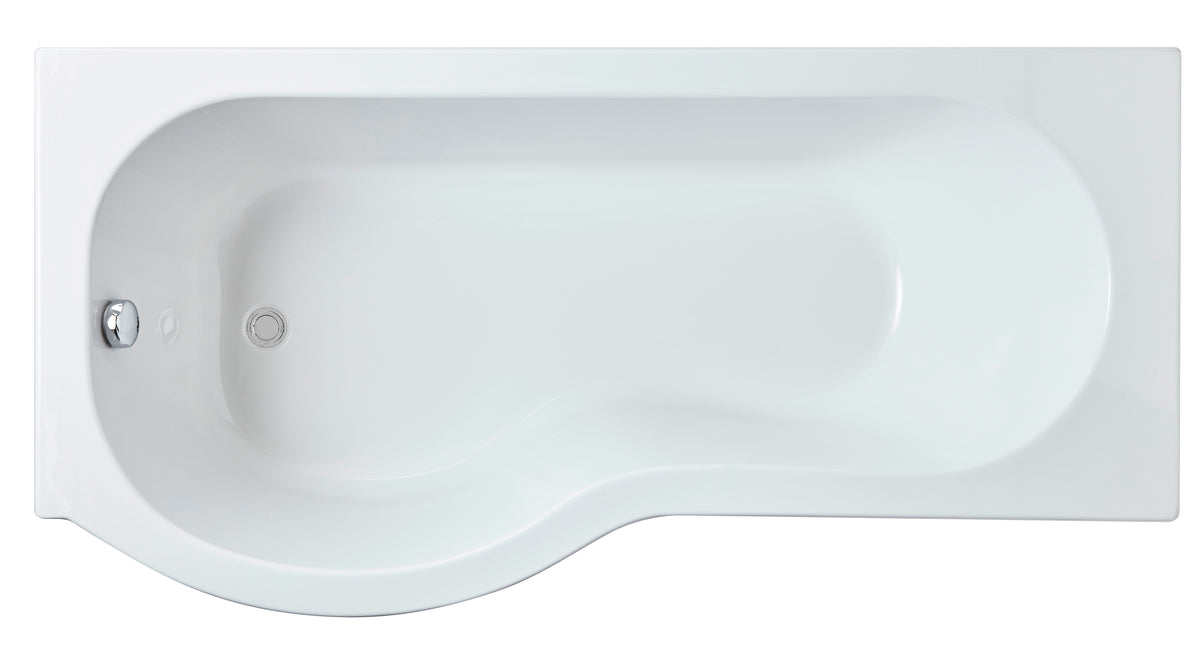 1700mm Left Hand P-Shaped Bath — Trade Superstore Online