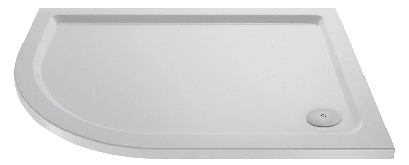 Slip Resistant Offset Quadrant Shower Tray LH 1200 x 900mm