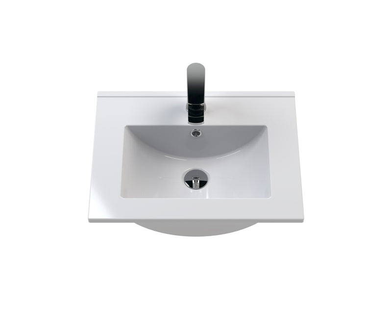 500mm Wall Hung 2 Drawer Vanity & Basin 2 Hudson Reed